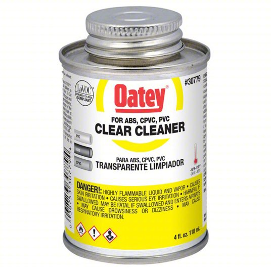 OATEY 4OZ CLEAR ALL PURPOSE PIPE CLEANER