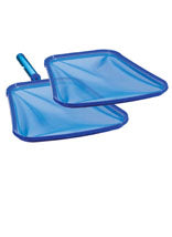 HEAVY DUTY ALUM. LEAF RAKE W/REPLACEABLE NET,