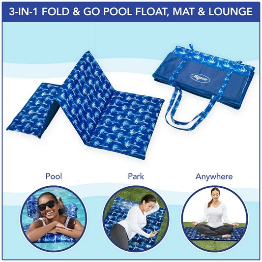 AQUA FOLD & GO 3-IN-1 POOL FLOAT