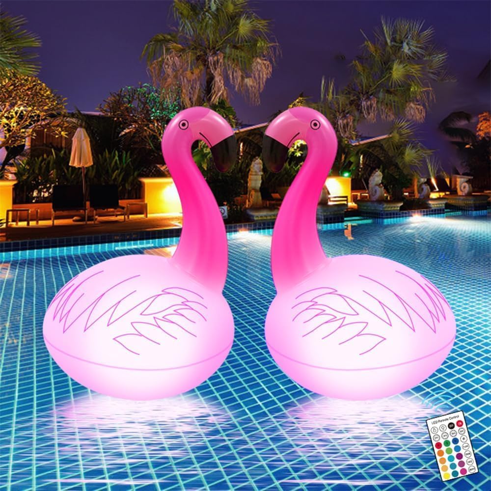 SOLAR INFLATABLE FLAMINGO 19"