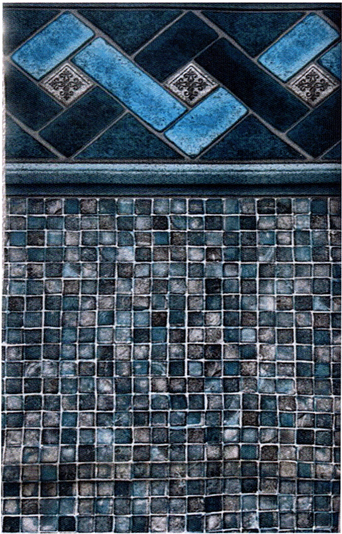 ABOVE GROUND POOL LINER AZURE SLATE 25ML 54"