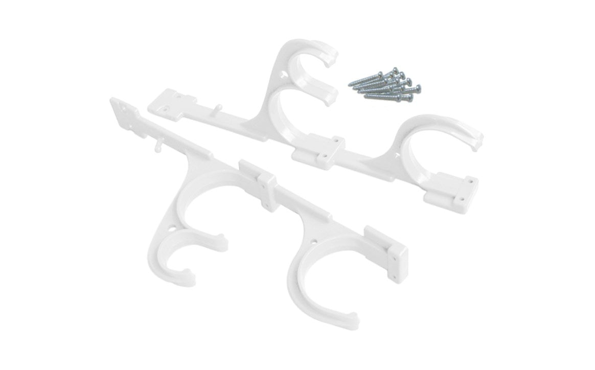 PLASTIC POLE HANGER W/ SCREWS
