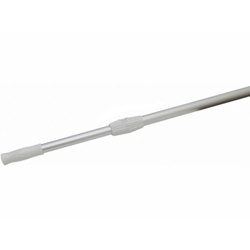 SMOOTH ALUMINUM OUTER CAM LOCK 8'X16' TELESCOPING POLE (SILVER)