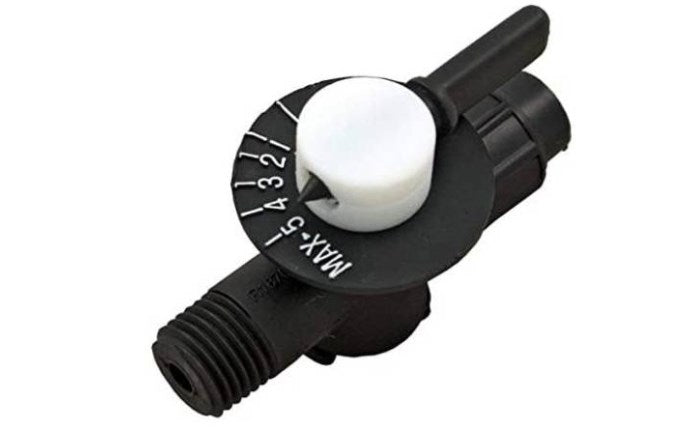 PENTAIR CONTROL VALVE 1/4" NPT XTUBE WITH COMPRESSION NUTR
