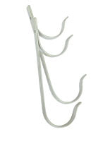 TRIPLE HOOK POLE HANGER ALUMINUM