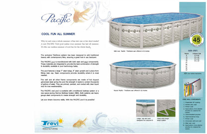 TREVI PACIFIC ABOVE GROUND 52" POOL PACKAGES