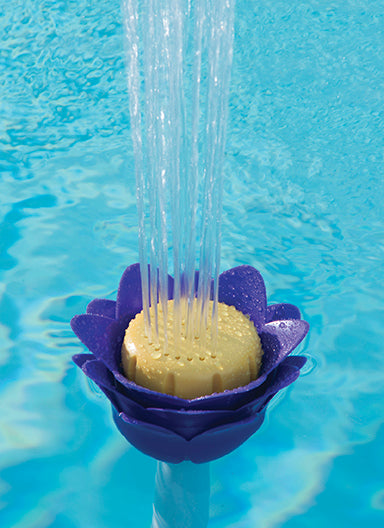 OCEAN BLUE FLOWERFALL FOUNTAIN