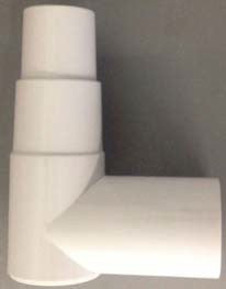 VACUUM PLATE ELBOW CONNECTOR