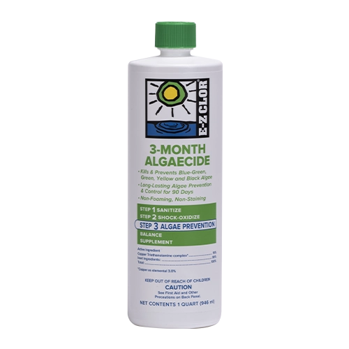 E-Z CLOR 3-MONTH ALGAECIDE 1QT 10% COPPER