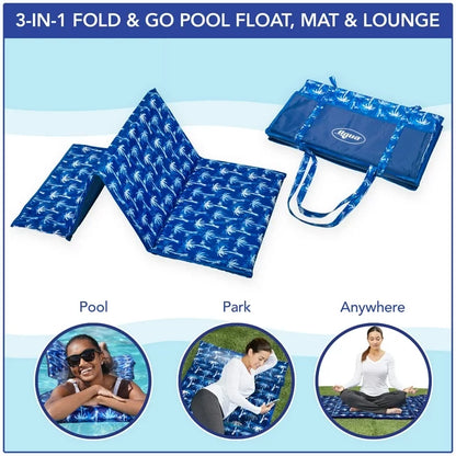 AQUA FOLD & GO 3-IN-1 POOL FLOAT