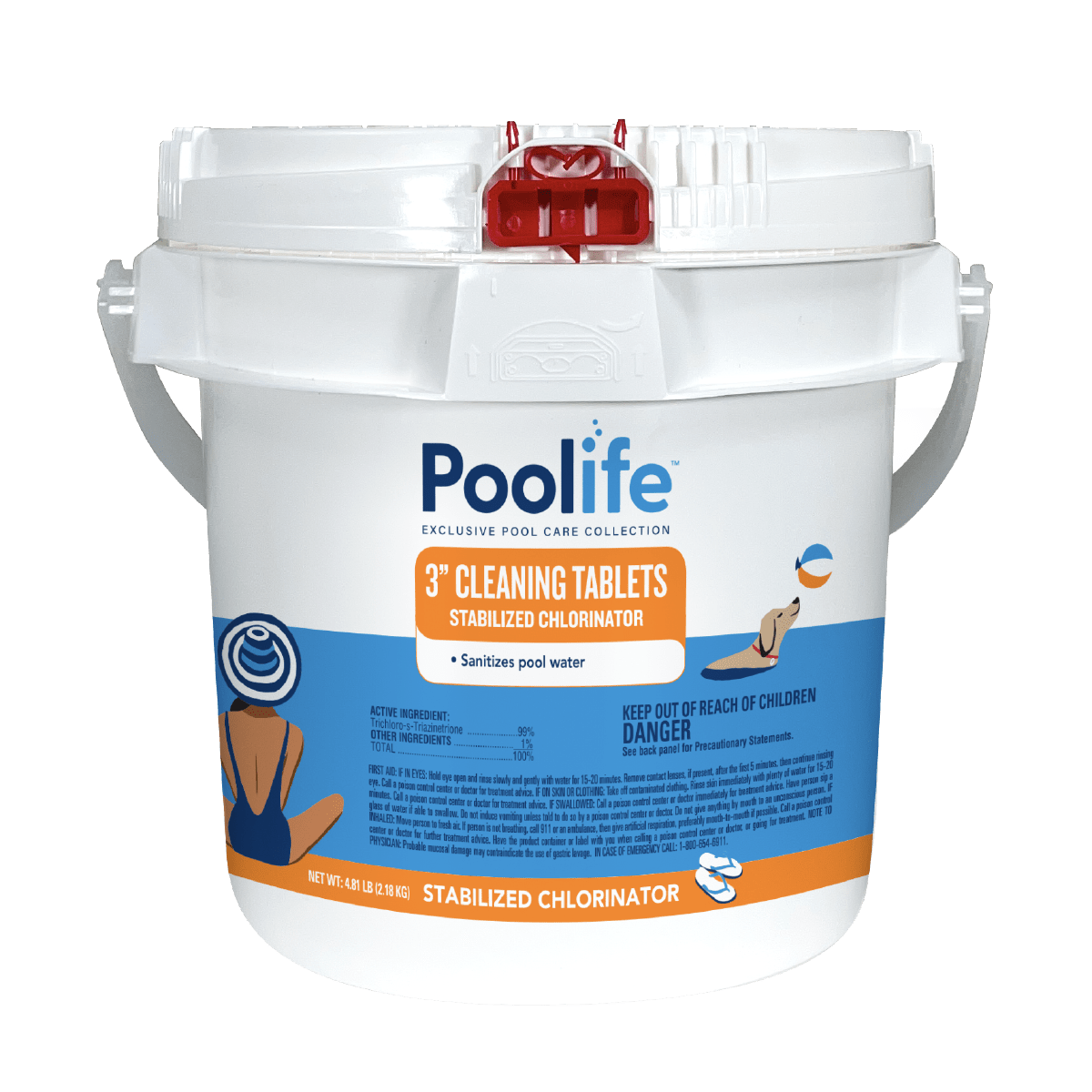POOLIFE 3" CLEANING TABLETS 4.81LB