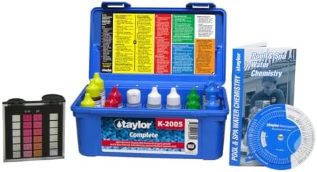TAYLOR TEST KIT FOR CHLORINE/BROMINE, pH, ALKALINITY, HARDNESS K-2005