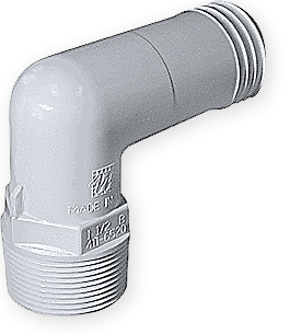 HOSE ADAPTER 1.5" X 1.5" BARBED ELL