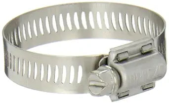 STAINLESS STEEL HOSE CLAMP, 1.25"-2.25"