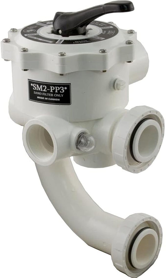 PRAHER 2" ABS PRE-PLUMBED SIDE MOUNT MULTIPORT VALVE FOR TRITON® SAND FILTER