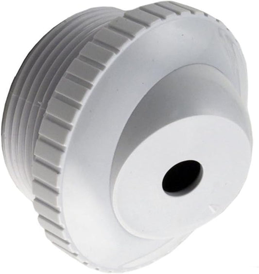 SUPER-PRO 1.5" MPT WHITE HYDROSTREAM FITTING W/ 3/8" OPENING