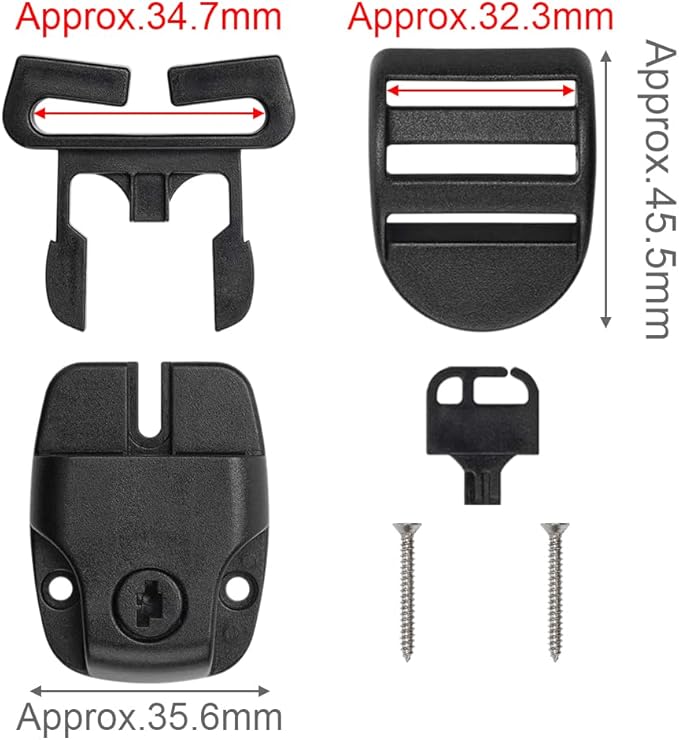HOT TUB COVER CLIP LATCH REPLACEMENT-SET OF 2