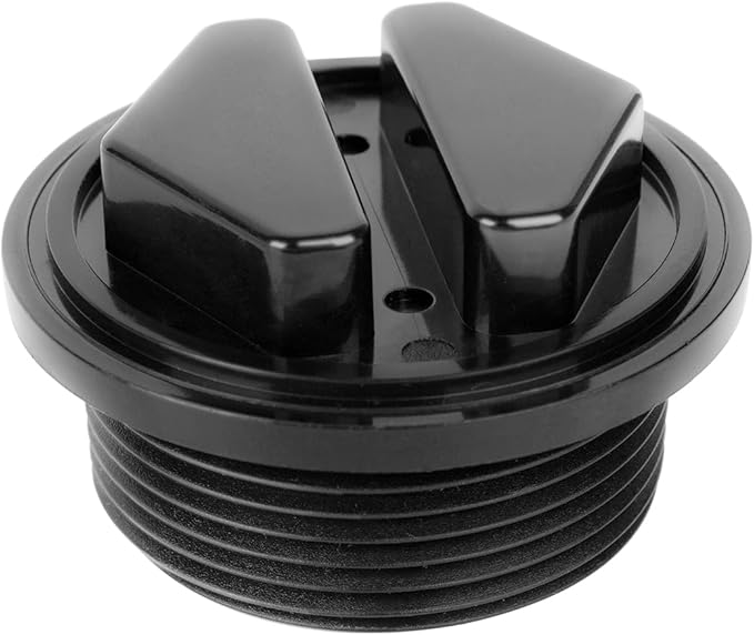 PENTAIR 1.5" MPT BLACK DRAIN CAP W/O-RING CLEN & CLEAR FILTER