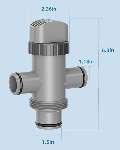 INTEX DUAL SPLIT HOSE PLUNGER VALVE