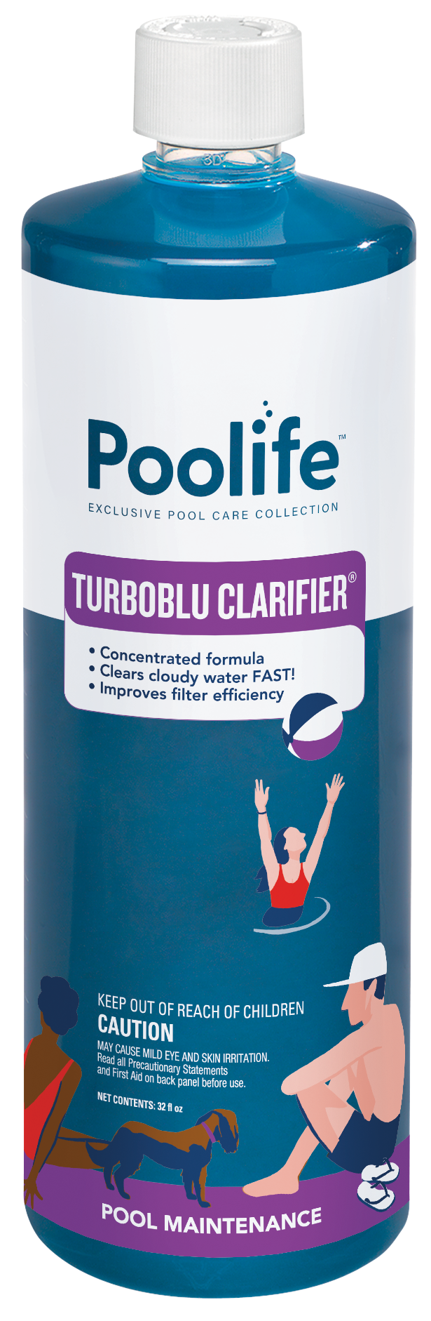 POOLIFE™ TURBOBLU CLARIFIER™ 1oz PER 5K