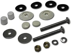 S.R. SMITH 1/2" x 4 1/2" WHITE 2 BOLT RESIDENTIAL DIVING BOARD MOUNTING KIT
