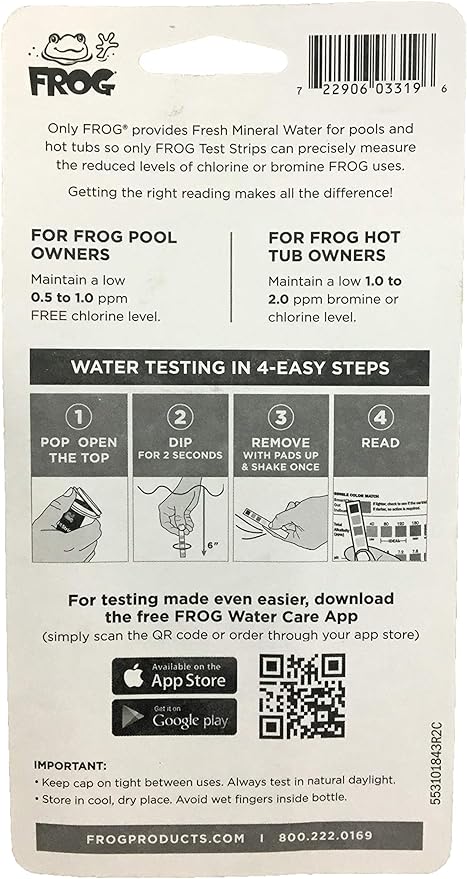 FROG LEAP TEST STRIPS