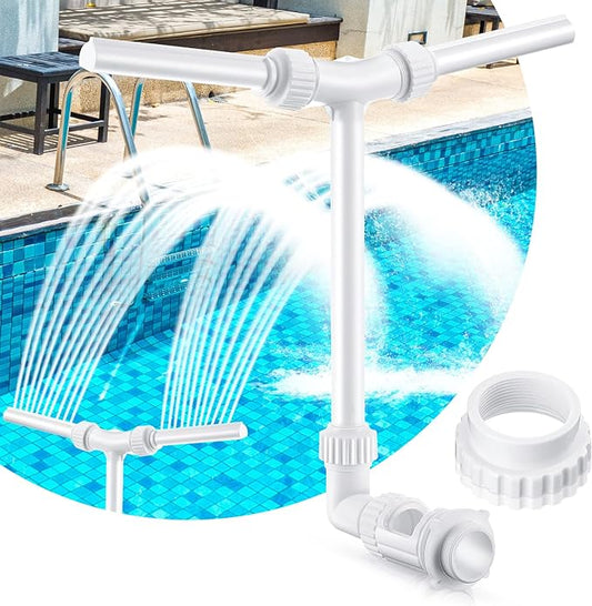 OCEAN BLUE ADJUSTABLE DUAL WATERFALL FOUNTAIN