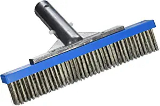 PENTAIR RAINBOW 9" METAL BACK STAINLESS STEEL BRISTLE ALGAE BRUSH #708