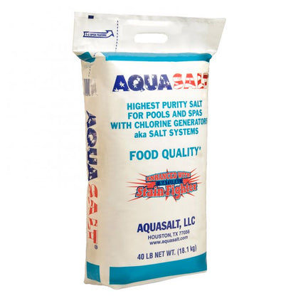 AQUASALT 40LB or PRO QUICK DISSOVLE SALT 40LBS