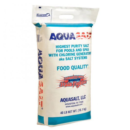 AQUASALT 40LB or PRO QUICK DISSOVLE SALT 40LBS