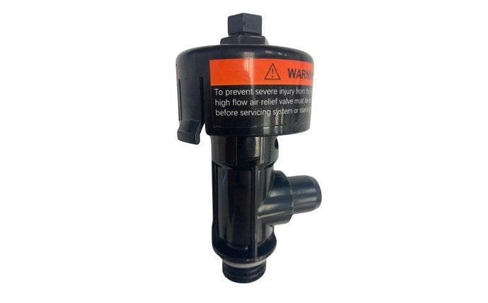 ARG Black/Orange Air Relief Valve without Gauge
