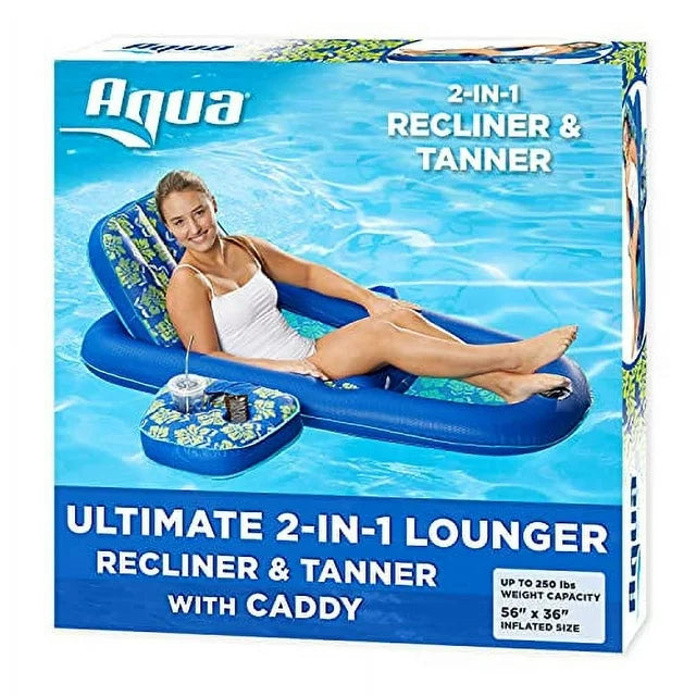 AQUA ULTIMATE 2-IN-1 TANNER & RECLINER HAWAIIAN WAVE