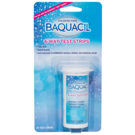 BAQUACIL 4 WAY TEST STRIPS WITH OXI PAD