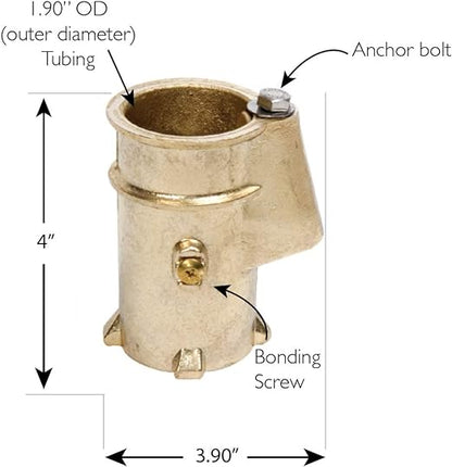 PERMA-CAST BRONZE DECK ANCHOR