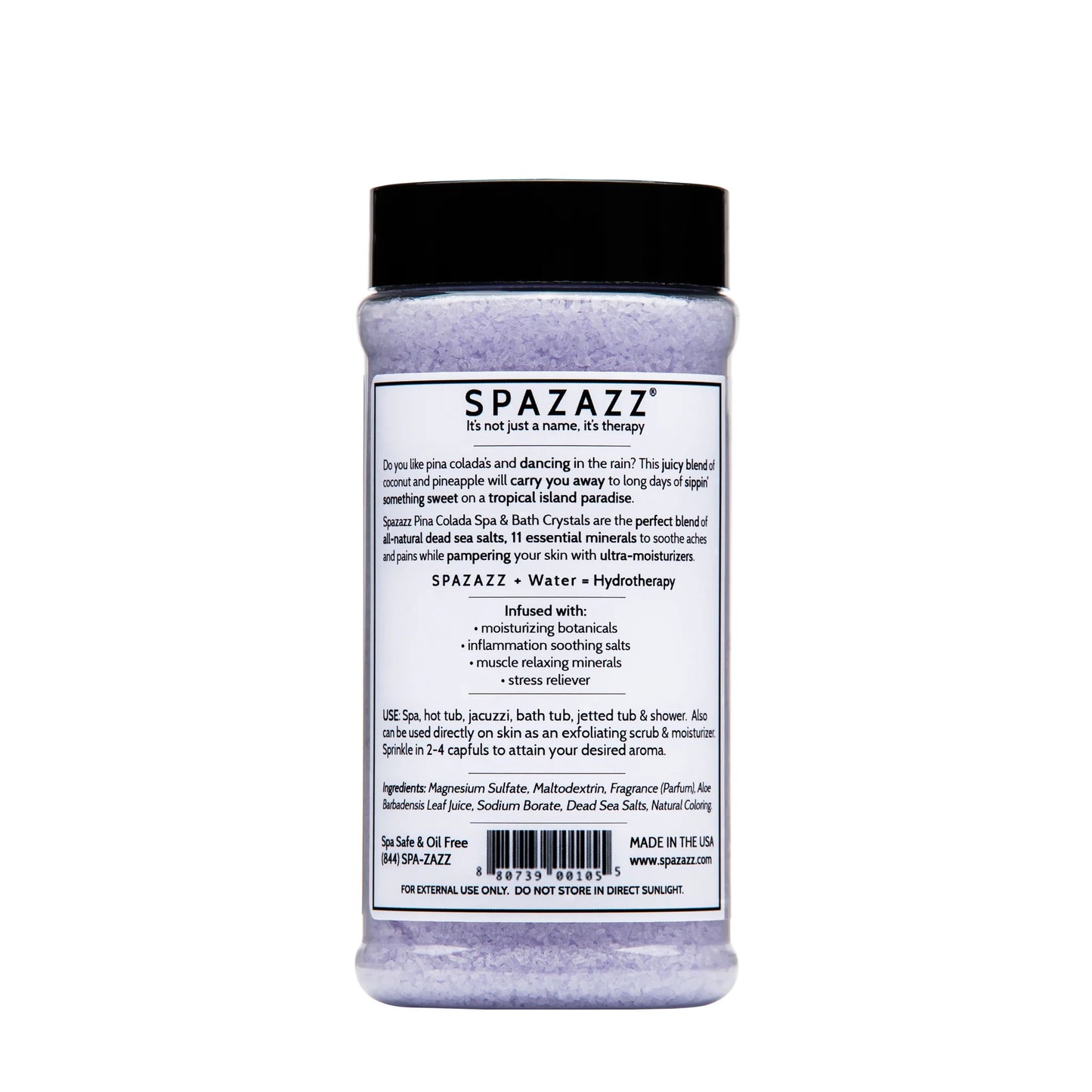 SPAZAZZ - PINA COLADA- ENLIVEN BOTANICALS