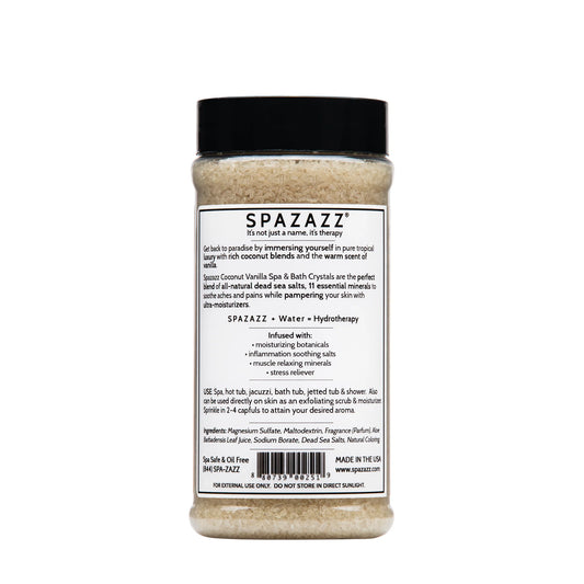 SPAZAZZ - COCONUT VANILLA- EXOTIC BOTANICALS