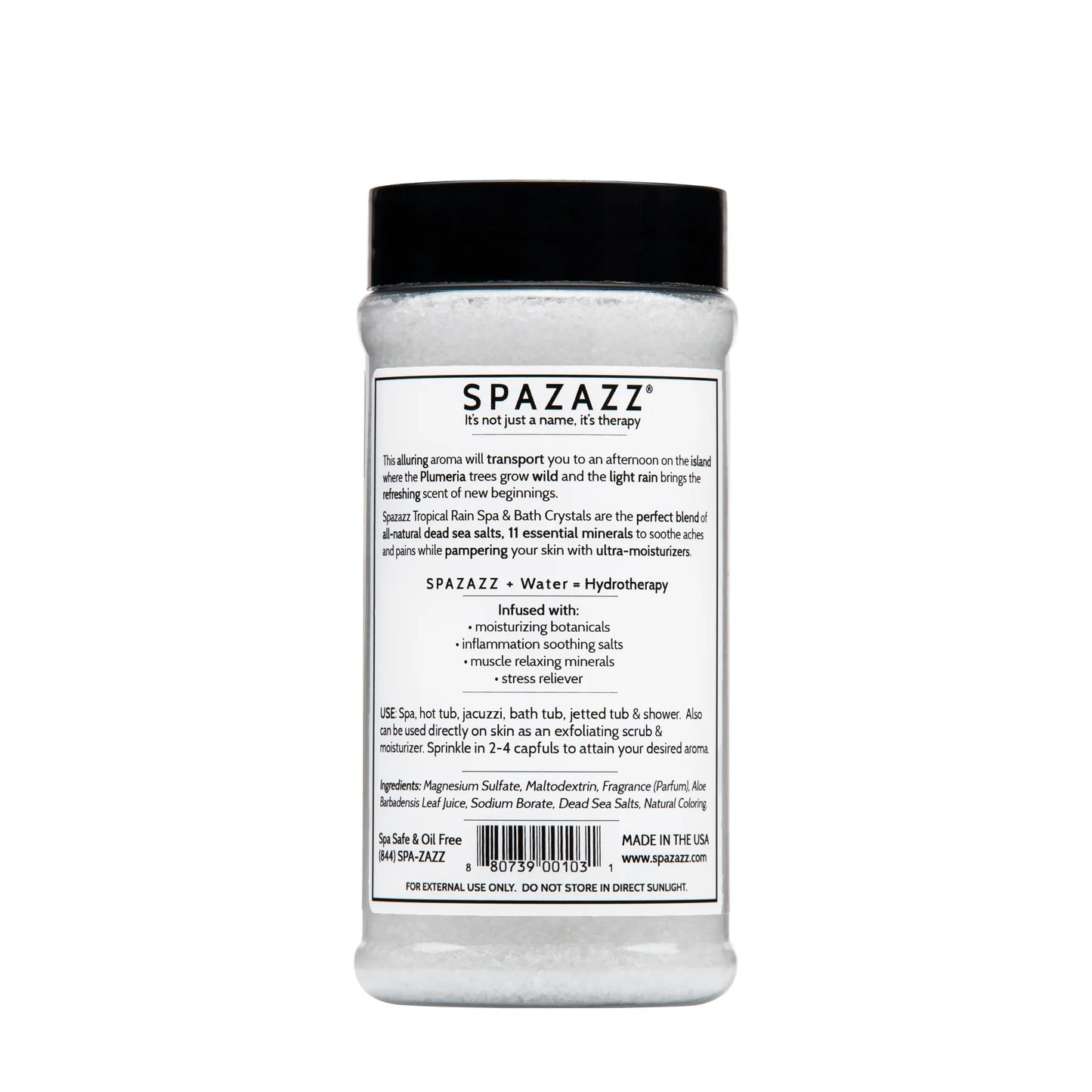 SPAZAZZ - TROPICAL RAIN- REVITALIZE BOTANICALS