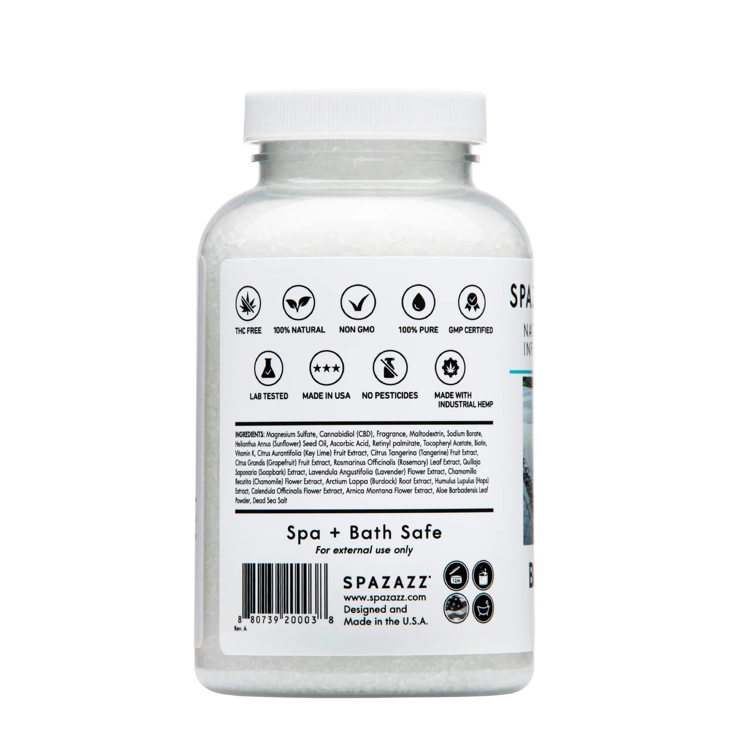 SPAZAZZ LAB- BALANCE-WELL CBD INFUSED