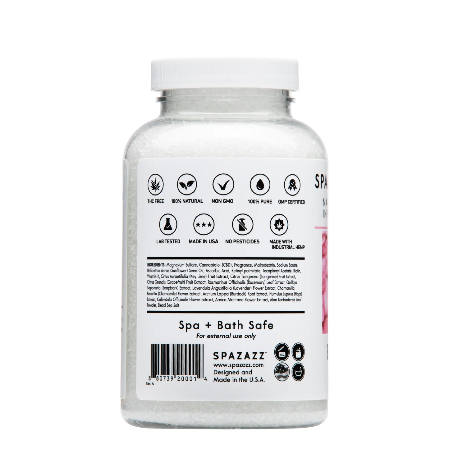 SPAZAZZ LAB-BLOOM -LOVE  CBD INFUSED