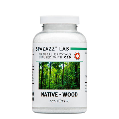 SPAZAZZ LAB- NATIVE-WOOD CBD INFUSED