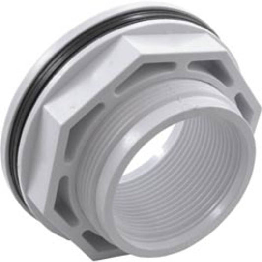 1.5" FPT WHITE AG INLET FITTING W/LOCKNUT FITTING SP1023