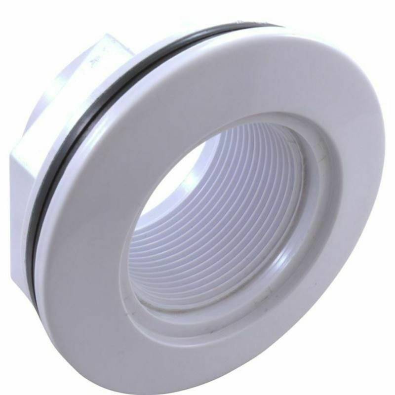 1.5" FPT WHITE AG INLET FITTING W/LOCKNUT FITTING SP1023