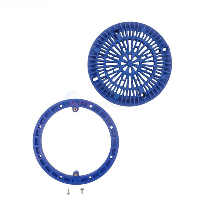 VGB DARK BLUE AV MAIN DRAIN LID & 8" RING