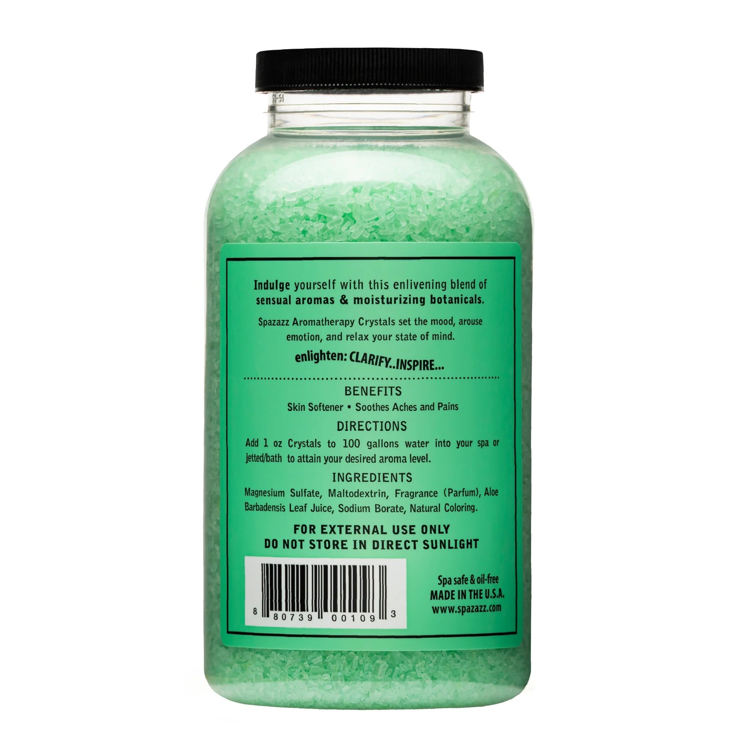 SPAZAZZ - GREEN TEA PEONY- ENLIGHTEN- ESCAPE
