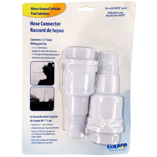 GAME INTEX HOSE CONNECTOR 1.5" MPT 2PK