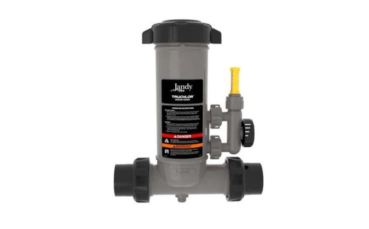JANDY TRUCHLOR EROSION FEEDER IN LINE VARIABLE 2- 2.5" CLAMP W/ CLEAR GLASS LID
