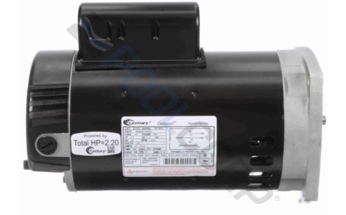 CENTURY B2855 ODP SQUARE FLANGE POOL & SPA MOTOR 2HP 230V UR