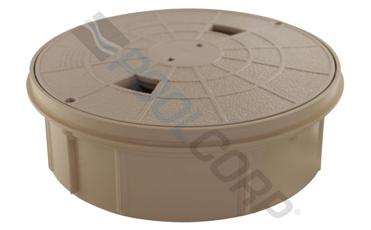 PENTAIR TAN BERMUDA™ GUNITE DECK LID & COLLAR ASSY W/ SCREWS