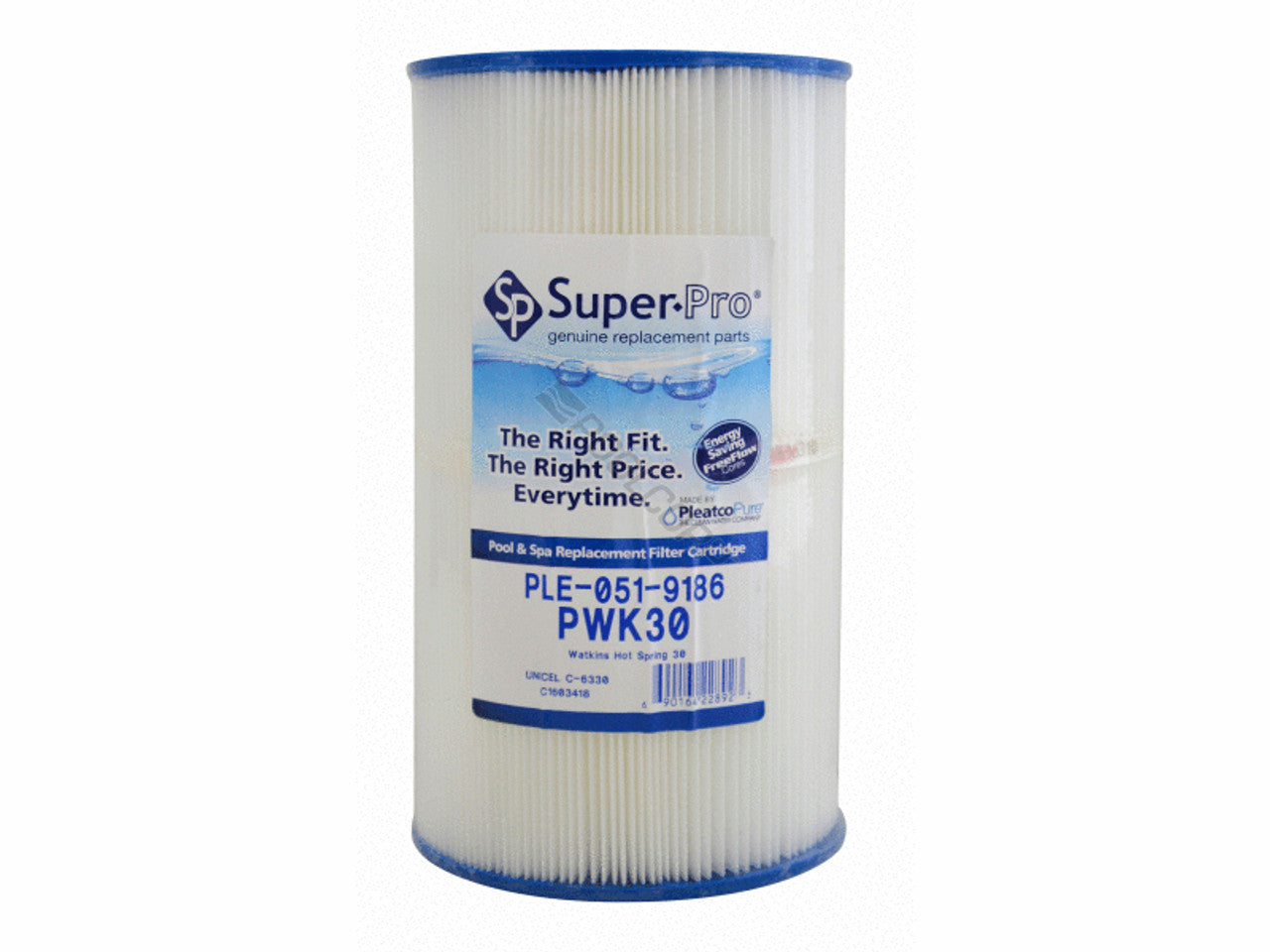 SUPER-PRO PLEATCO WATKINS HOT SPRINGS PWK30