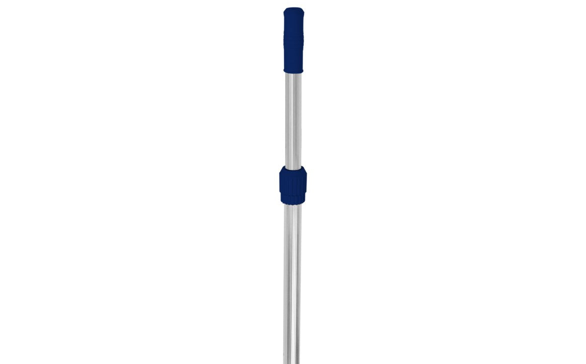 PoolStyle 6'-12' Ribbed Outer Lock Telepole with Standard Grip